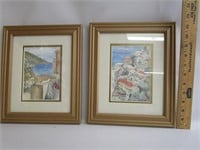 Signed Water Color Pictures