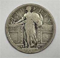 1917-S Standing Liberty Silver Quarter TY I Good G