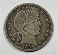 1899-O Barber Silver Half Good G