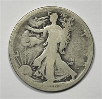1916-S Walking Liberty Silver Half Good G