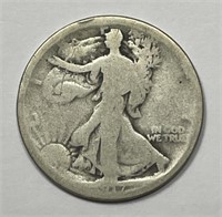 1917 Walking Liberty Silver Half Good G