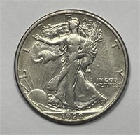 1920-S Walking Liberty Silver Half Extra Fine XF