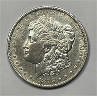 1878 Morgan Silver $1 7 TF Rev '79 AU
