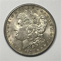 1878-S Morgan Silver $1 Choice AU+