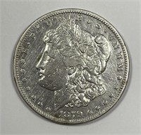 1879-S Morgan Silver $1 Rev of '79 AU Details