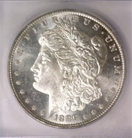 1886 Morgan Silver $1 Gem BU ICG MS65