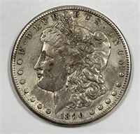 1890-S Morgan Silver $1 AU