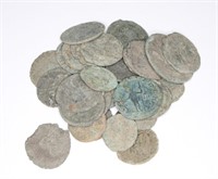 Lot of Ancient Roman Coins for Cleaning 65.5 g