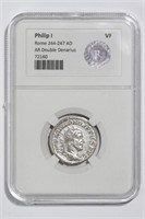 RGS VF Philip I Ancient Roman Coin