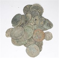 Lot of Ancient Roman Coins for Cleaning 85.5 g