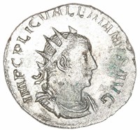 Valerian FIDES MILITVM Roman Coin