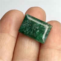 12.25 Ct Emerald, Rectangular Shape, GLI Certified