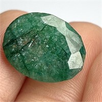 11.15 Ct Emerald, Oval Shape, GLI Certified