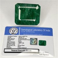 398.60 Ct Emerald, Rectangular Shape, GLI Certifie