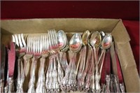 Silver Plate Flatware Approx 106pc's