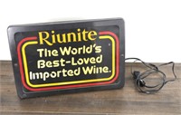 Riunite Wine Sign