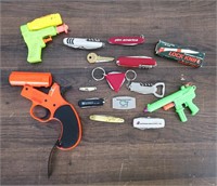 Flare Gun, Pocket Knives & More!