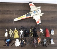 1970s-90s Star Wars Figures & Ship