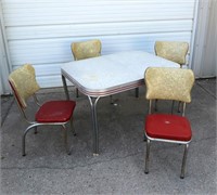 1950s Dining Table & Chairs
