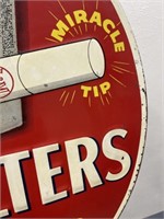 1950s L&M cigarette advertisement sign measures
