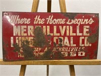 1940s to 1950s Merriville lumber in coal