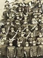1917 World War I camp Custer band photo.