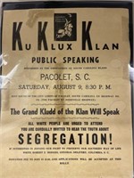 Original Ku Klux Klan public speaking event