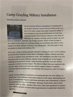 Military installation Camp Grayling 1914