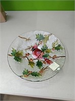 New 12" cardinal glass plate