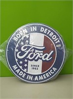 New large Ford tin sign....approx 24"