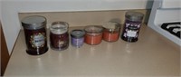 6 miscellaneous brand new candles
