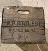 WP Boyd would apple crate, Winchester, VA -