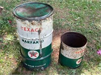 Texaco Cans! Bring your trucks!! Lots of items