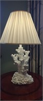 Modern coral reef theme 28 inch table lamp