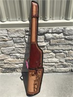 Ornate Leather Rifle Gun Case