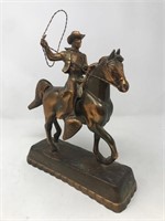 Copper/Brass Cowboy Figurine