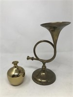 Brass Trumpet Figurine