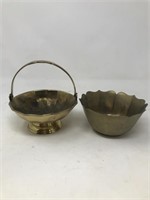 (2)Brass Candy Bowls