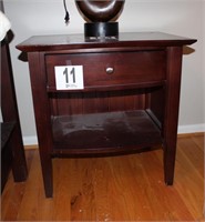 Wooden Side Table 27" x 20" x 28"