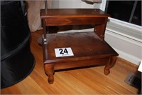 One Drawer Wooden Step Stool