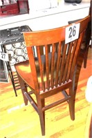 4 Wooden Bar Chairs