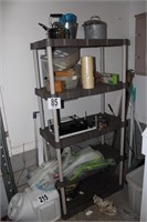 Shelving Unit and Contents