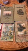 4 GERMAN VINTAGE CHILDRENS  BOOKS