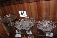 Cake Stand and 2 Platters