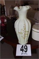 Hand Painted Vase By Beth Thornton 11"