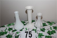 Milk Glass Vases