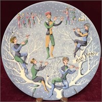 Haviland "12 Days of Christmas",1980 Plate(8-1/4")