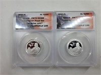 ANACS- PR70 DCAM 7 Coin Silver Proof Set