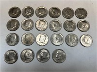 (22) 1971 Kennedy Half Dollars