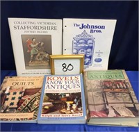 'ANTIQUES COLLECTOR'  BOOKS /  5 TITLES